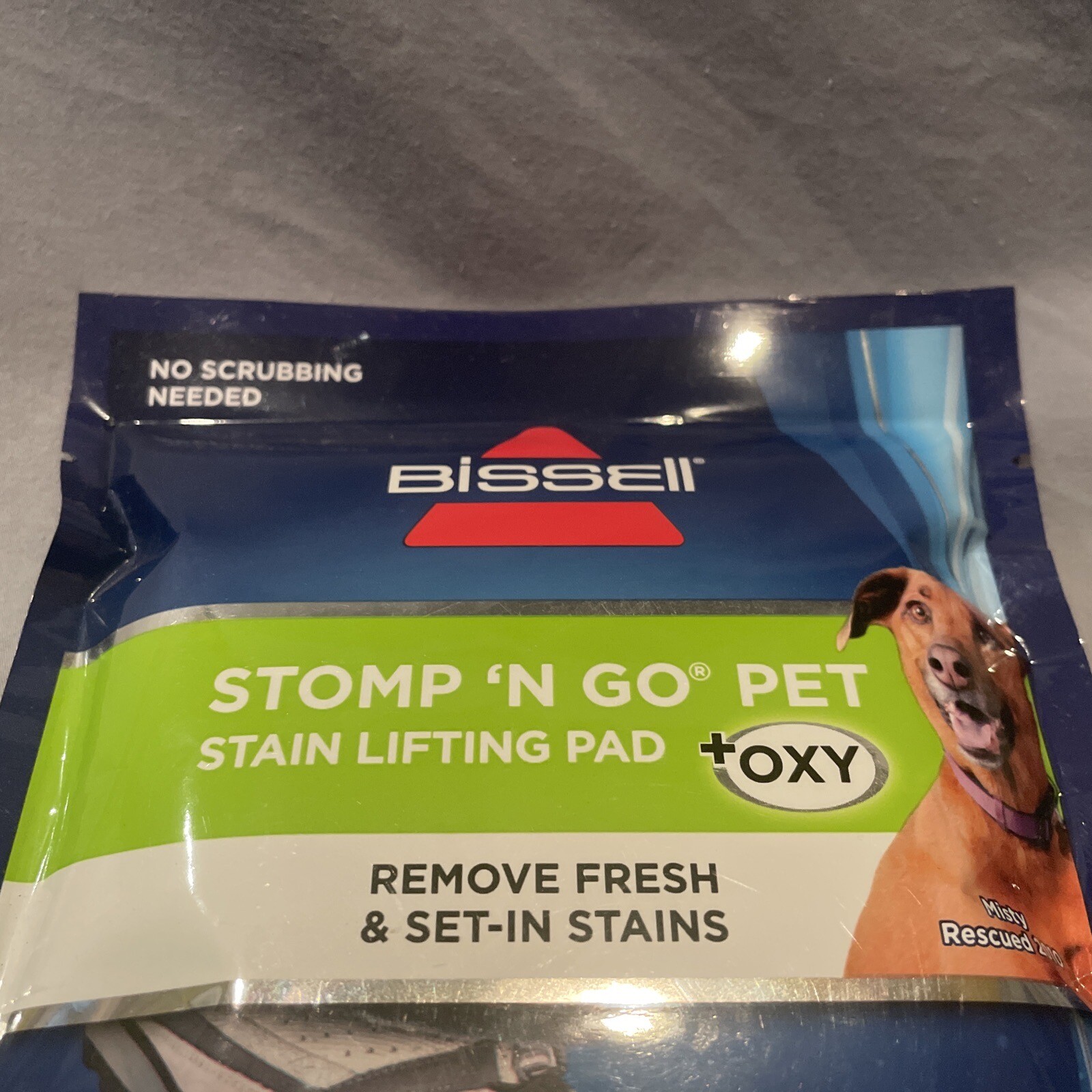 Bissell Stomp ‘N Go Pet Lifting Pad + Oxy for Stain Removal on Carpet & Rugs