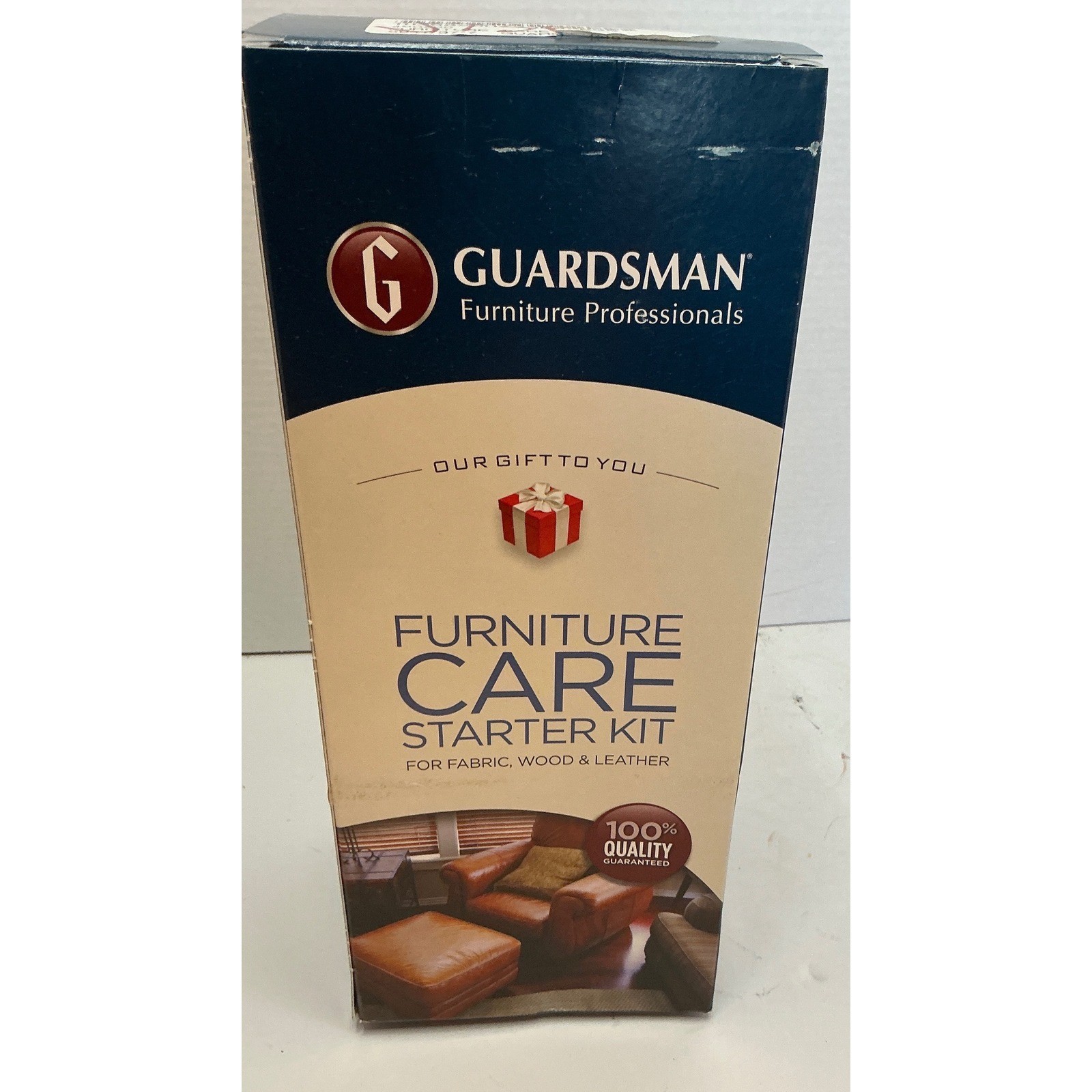 Guardsman Furniture Care Starter Kit Wood Polish Leather Wipes Dusting Cloth Set