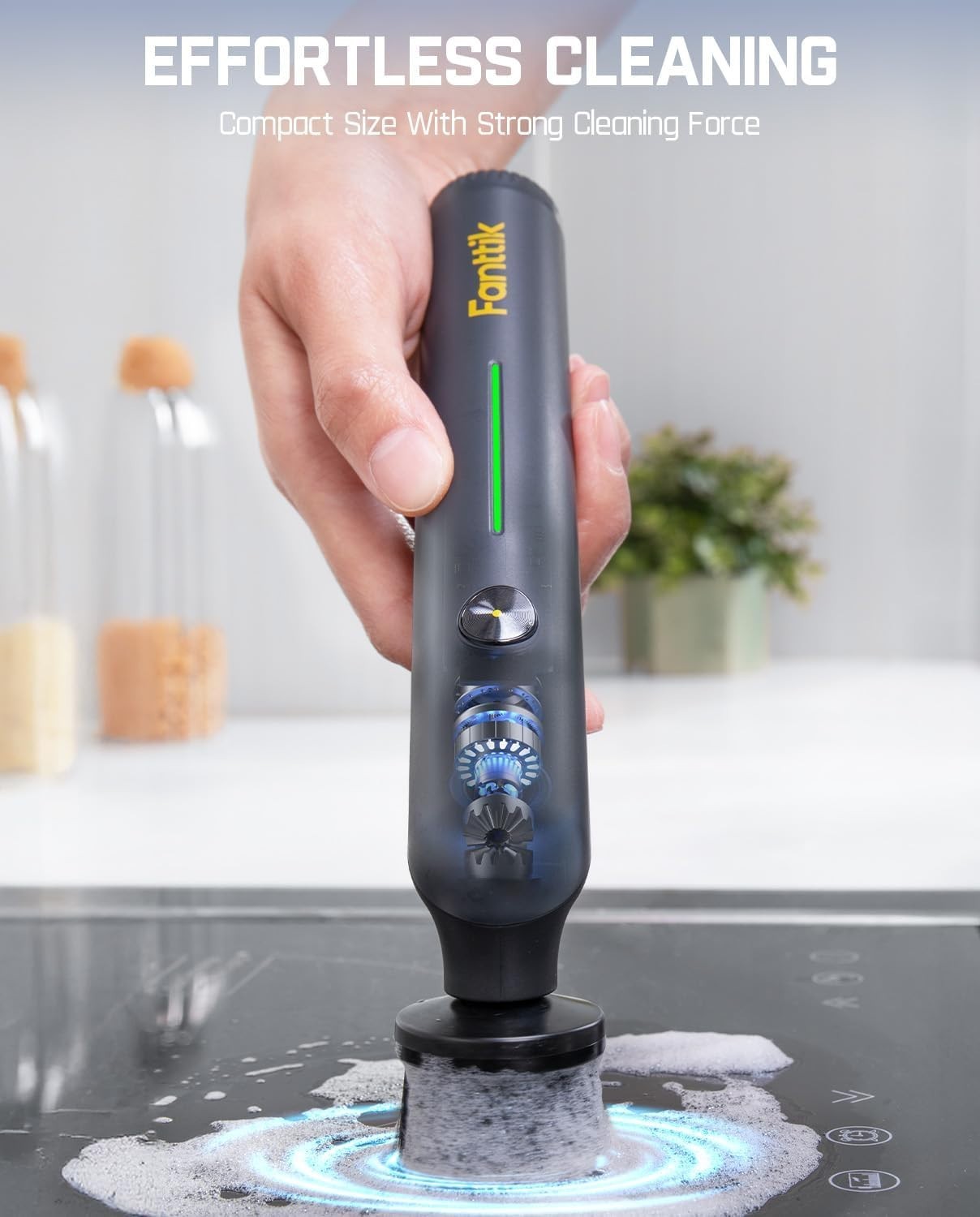 FanttikFanttik Cordless Spin Scrubber with NeoPulse Motor, IPX7 Waterproof Grou