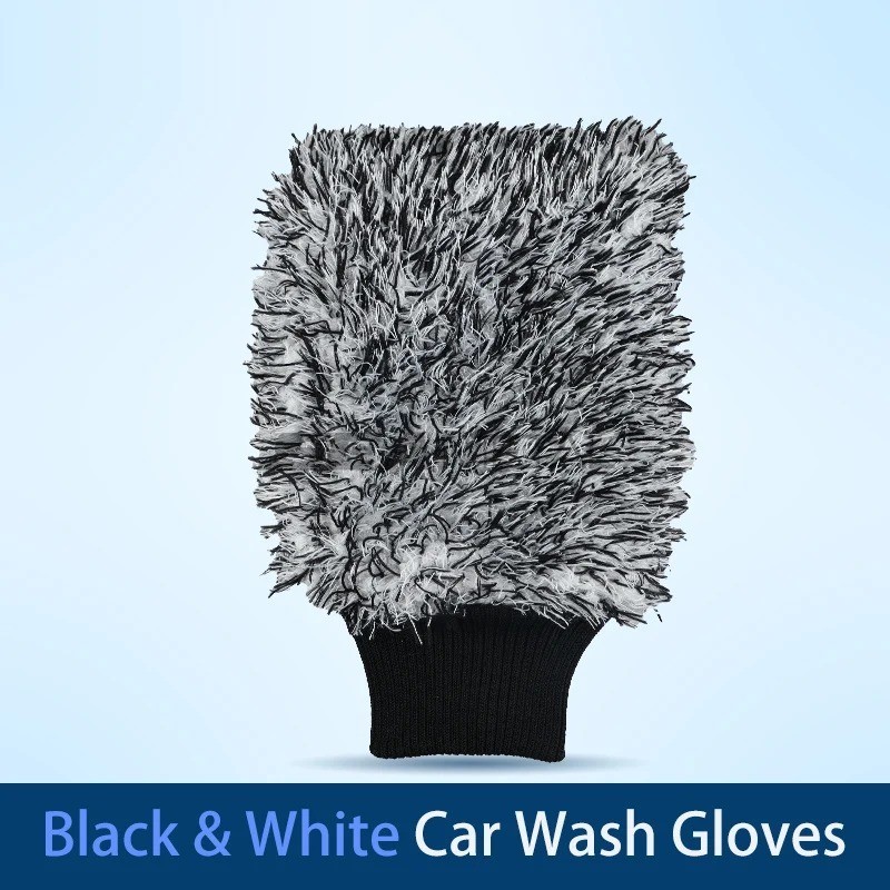 SEAMETAL Wheel Brush Plush Rim Cleaner Non Slip Handle Car Wash Tool