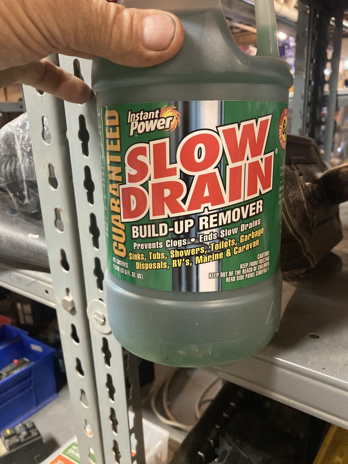 Slow Drain Build Up Remover Instant Power Commercial Residential 67.7oz