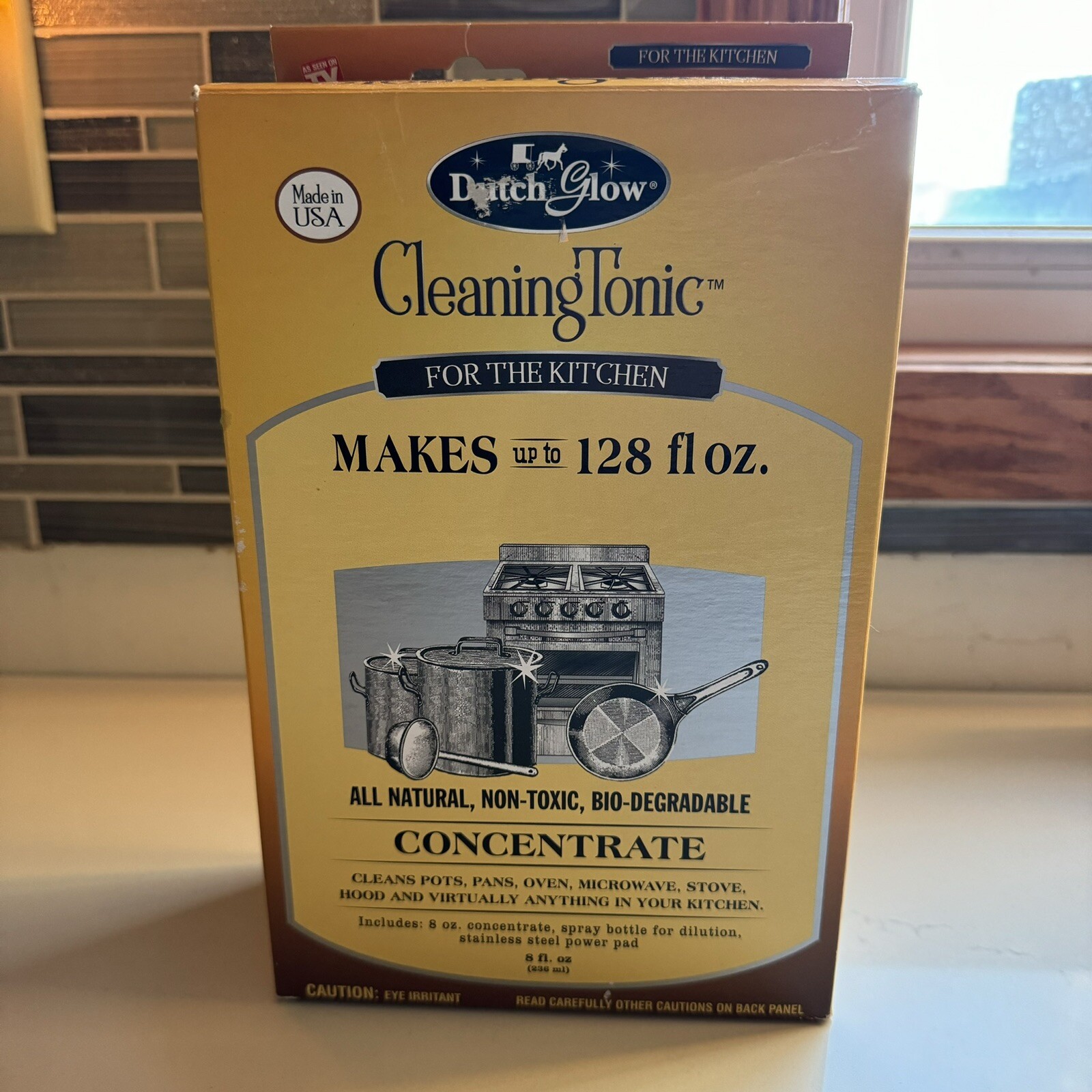 DUTCH GLOW Cleaning Tonic 8oz Concentrate Complete Box Kit NEW IN BOX Non Toxic