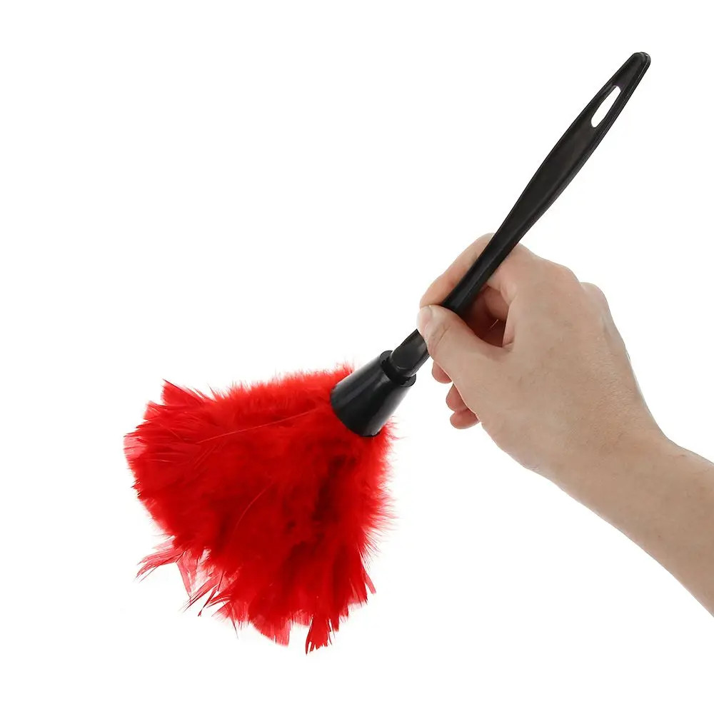 Turkey Feather Duster Anti-Static Cleaning Dust Car Dashboard Microfiber Duster