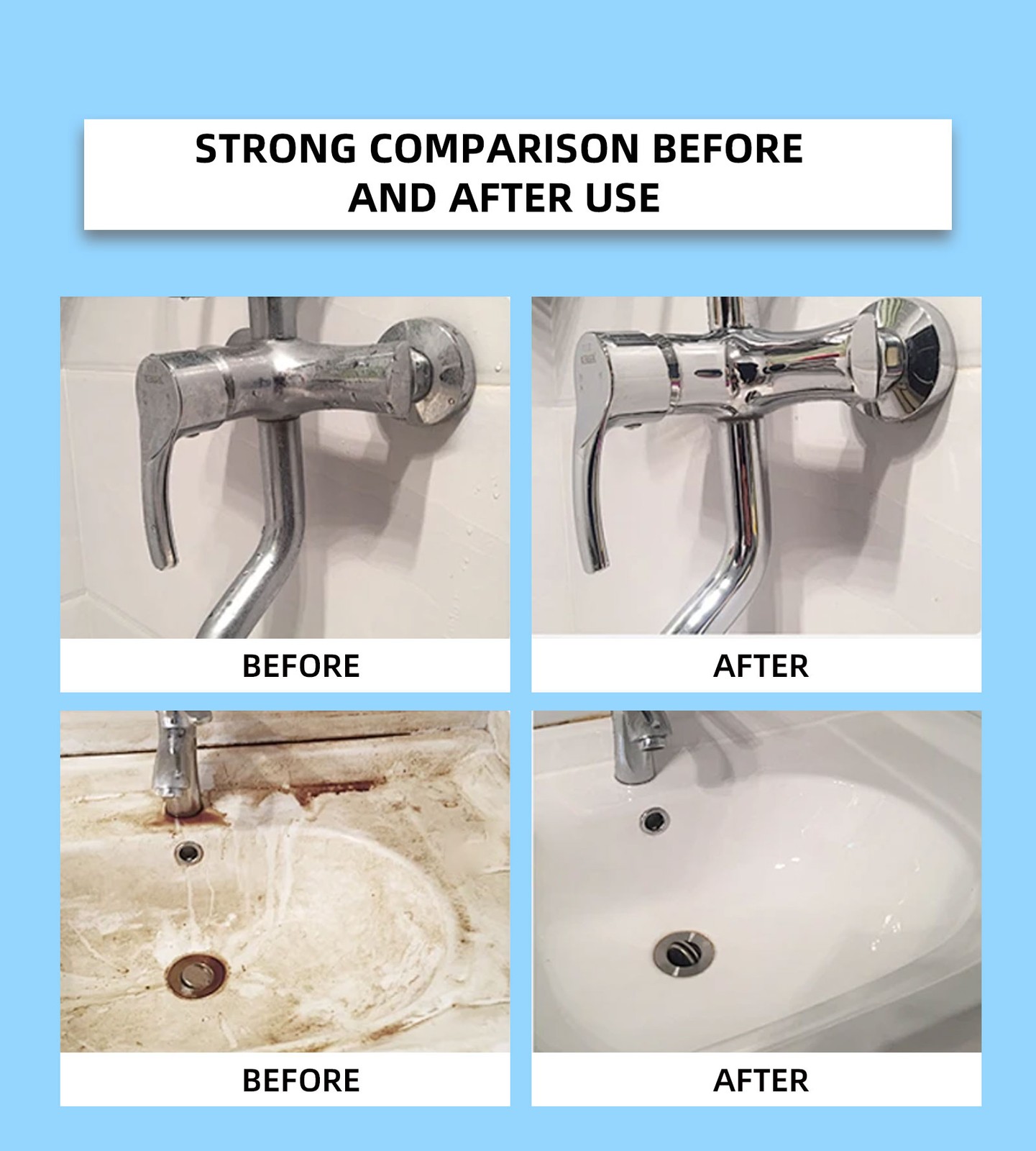 Bathroom Cleaner Foam Spray 500ml,Scale Remover Bathroom Cleaner For Tiles,Glass