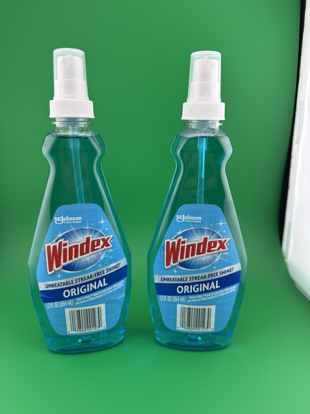2x Windex Glass Cleaner Original Blue 12oz ounce Spray Bottle BRAND NEW