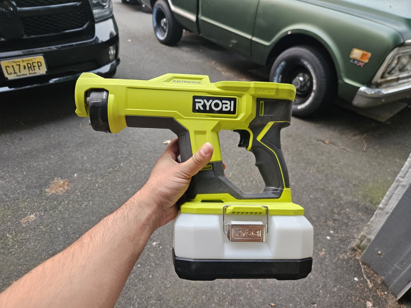 RYOBI ONE+ 18V Cordless Handheld Electrostatic Sprayer (Tool Only)