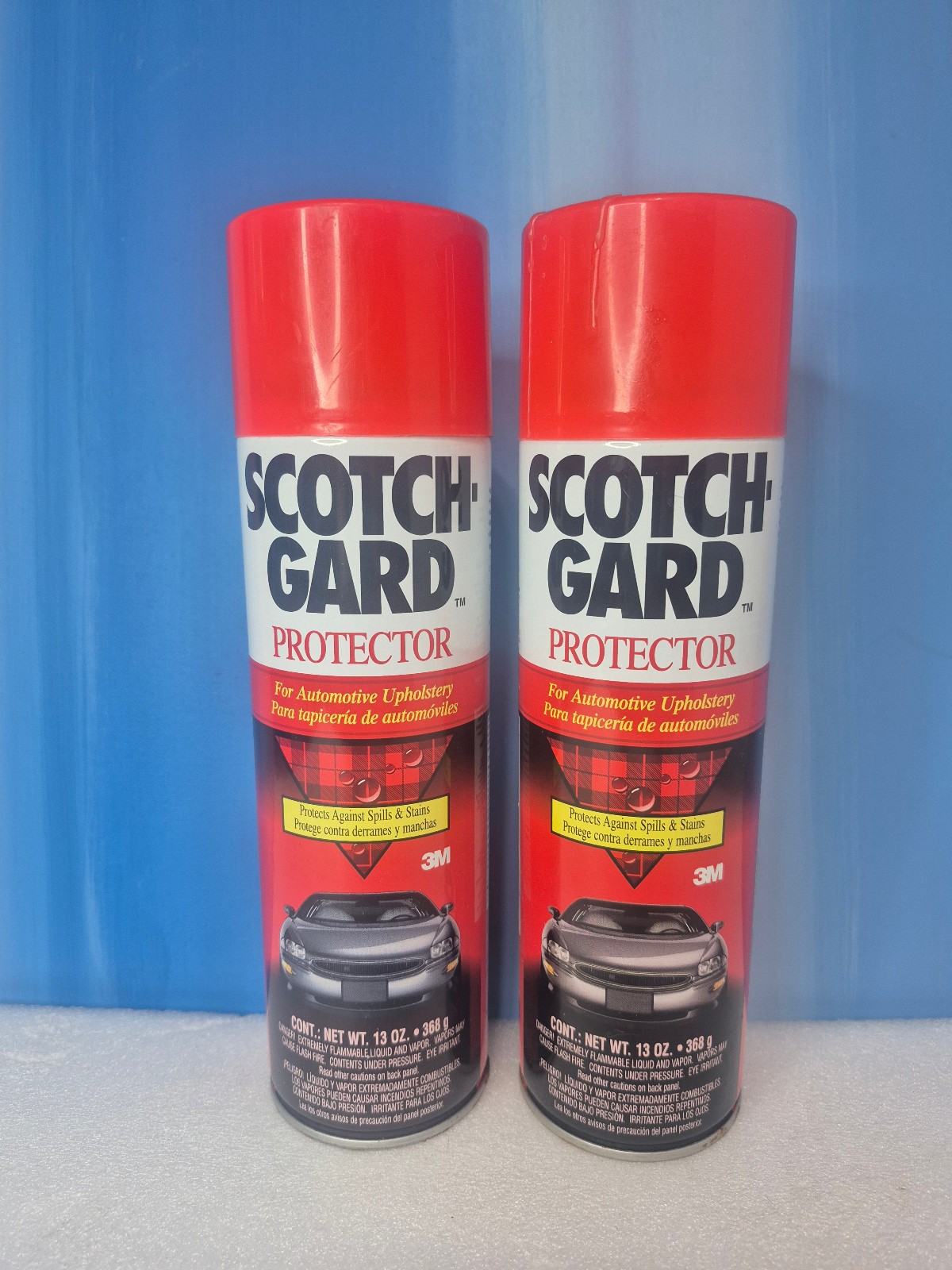 (2) 3M ScotchGard AUTOMOTIVE Upholstery Protector 13 oz Each