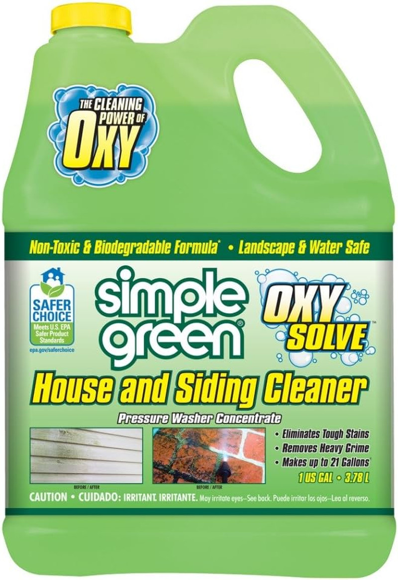 Oxy Solve House and Siding Pressure Washer Cleaner – Removes Stains from Mold…