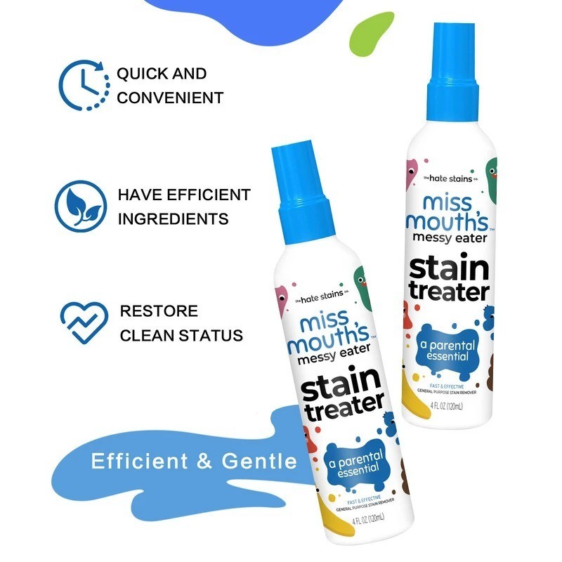 Miss Mouth’s – Messy Eater Stain Treater Spray 4 fl oz – Stain Remover