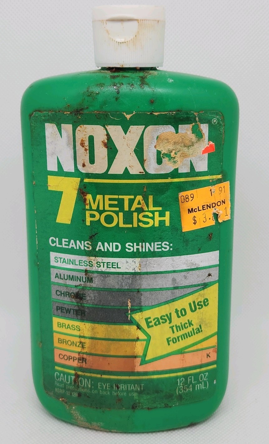 NOXON 7 Metal Polish Liquid 12 oz Bottle Discontinued 90% Full