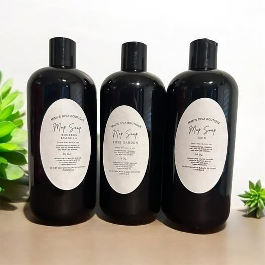 Handmade Highly Scented Mop soap, 16oz bottlesStrong Scented & Effective Cleaing