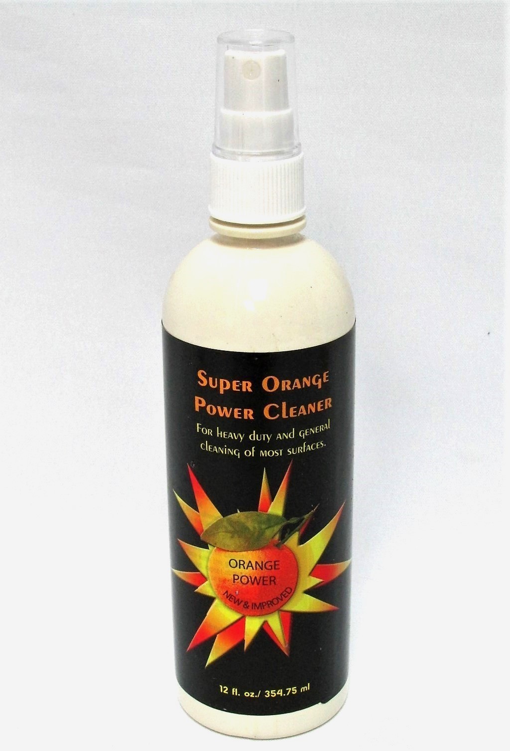 Super Orange Power Cleaner Spray 12oz Concentrate Multi-Purpose Stainless Steel