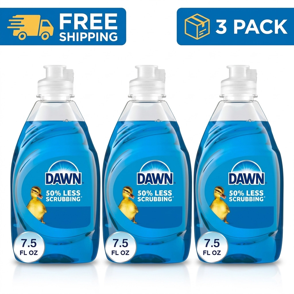 Dawn Ultra Original Dishwashing Liquid 7.5 oz Grease Fighting Dish Soap