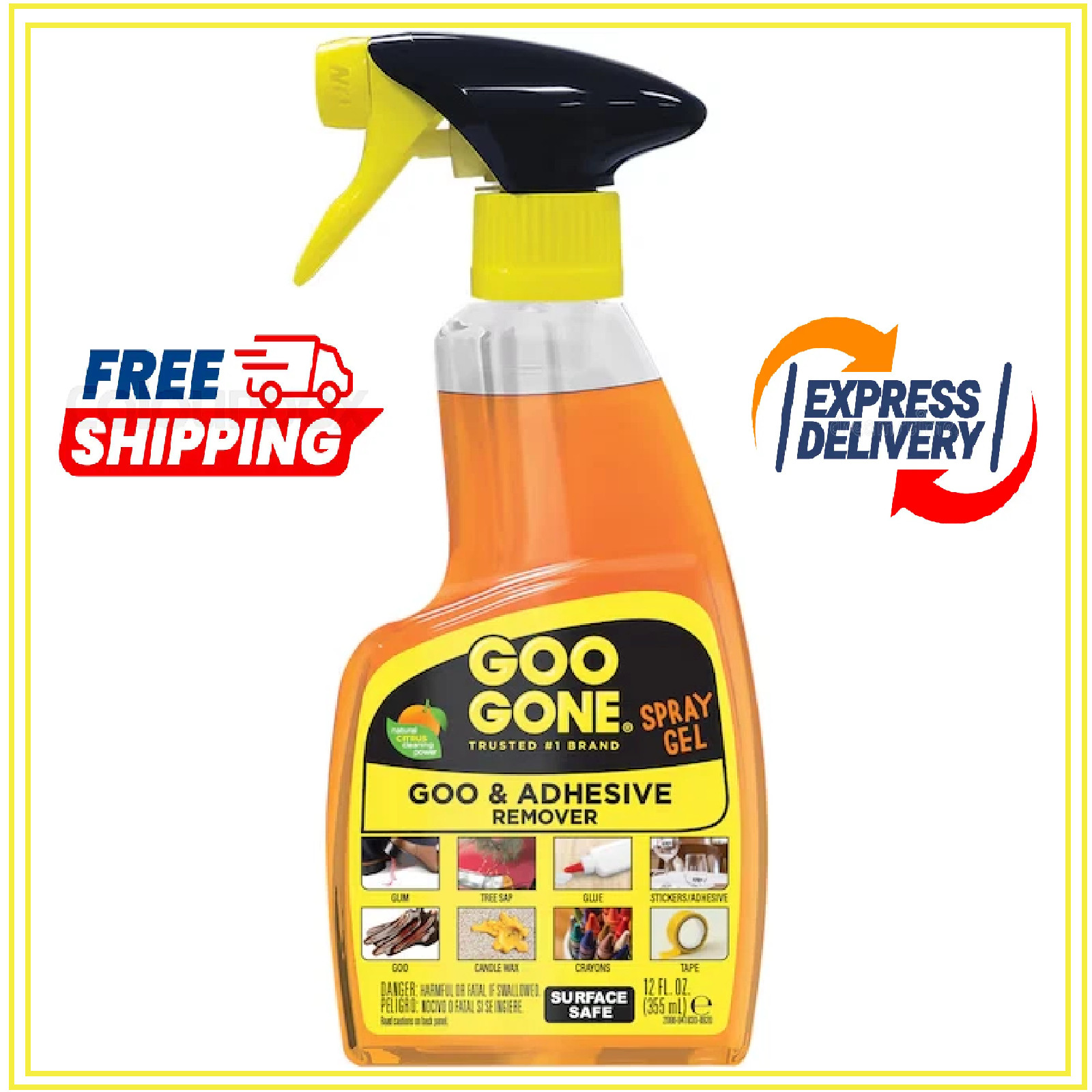 Goo Gone Original Spray Gel – 12 fl. oz