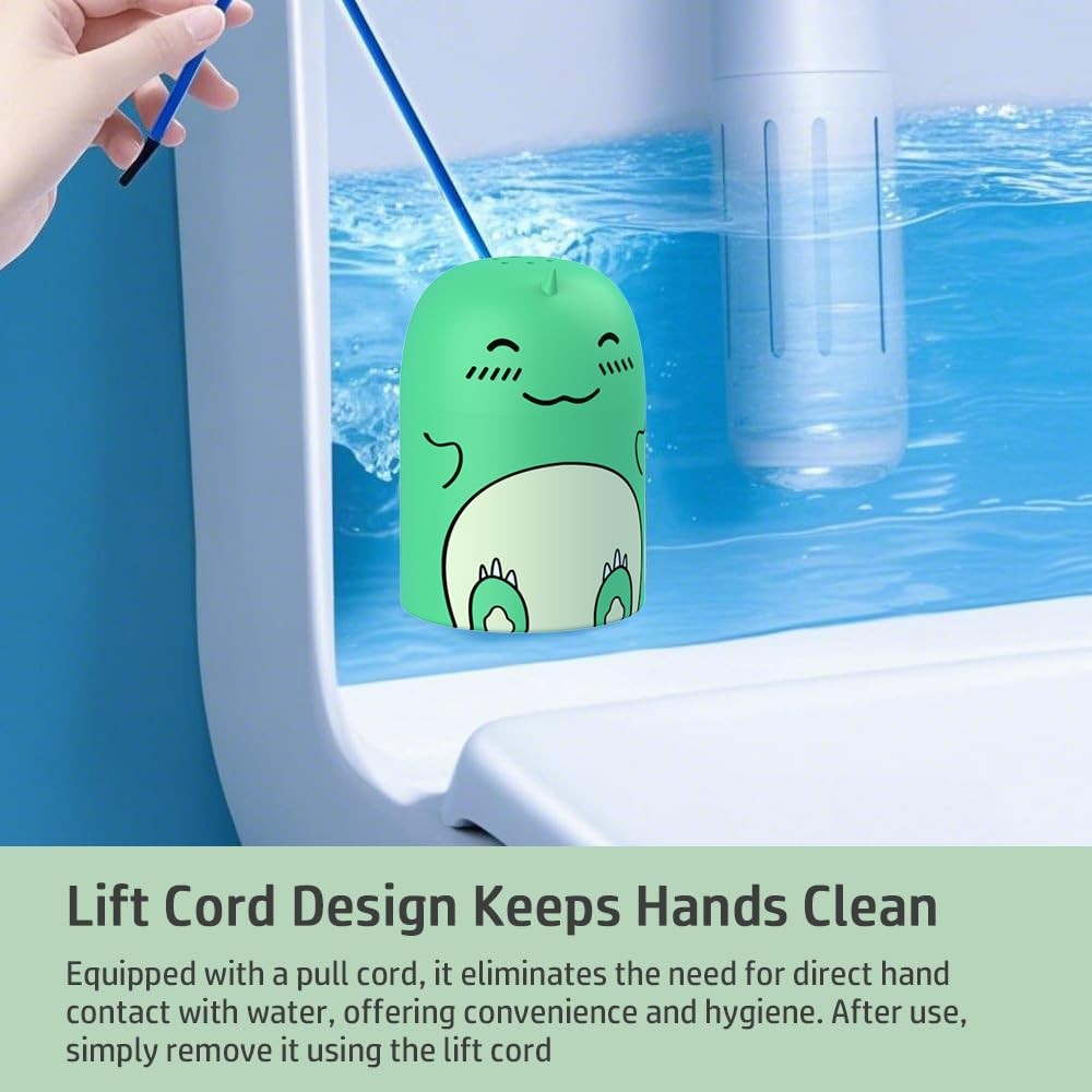Cute Dinosaur-Shaped Toilet Bowl Cleaner Bottle, Bathroom Toilet Tank Cleaner…