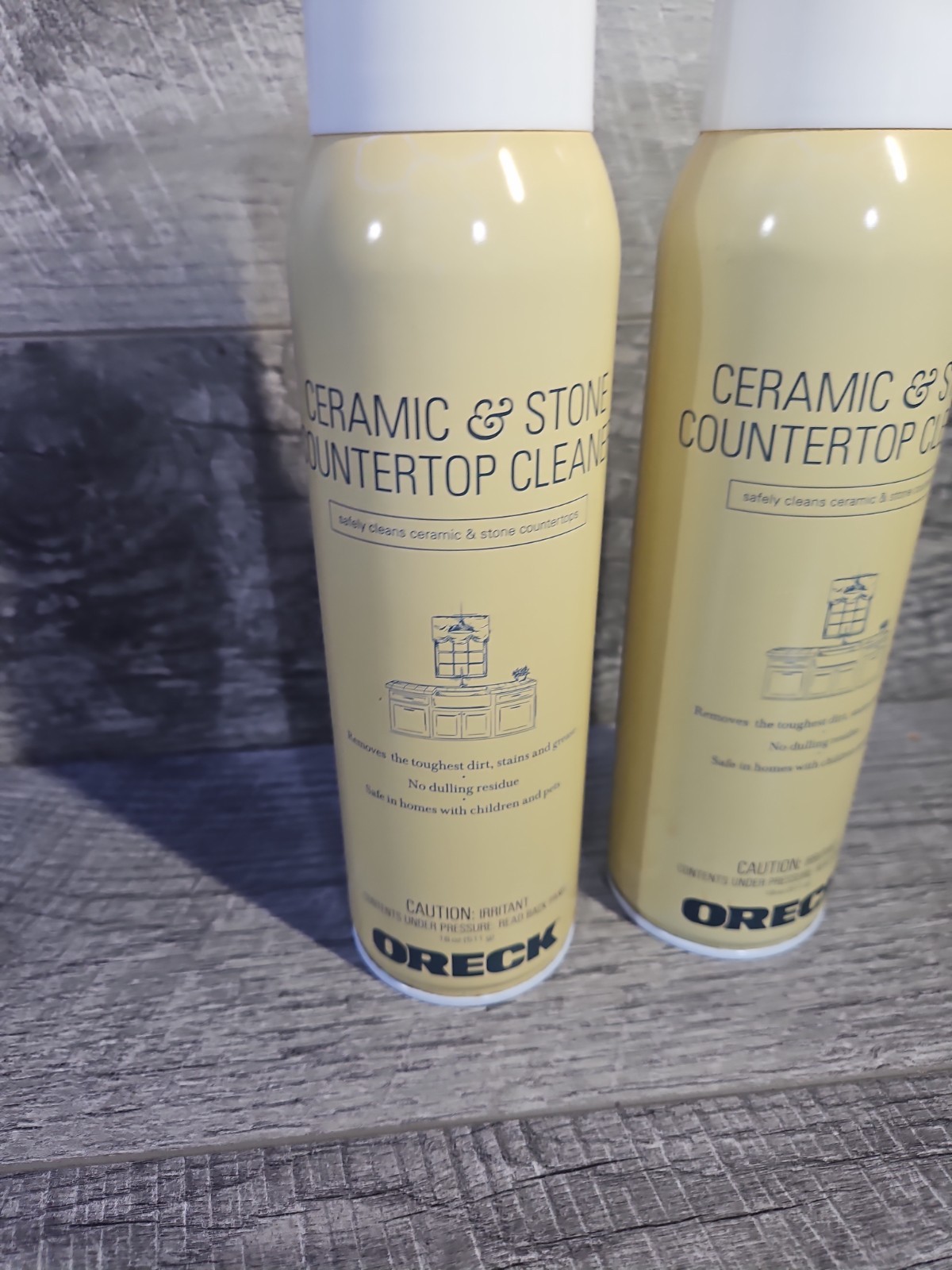 Lot 2 Oreck Ceramic & Stone Countertop Cleaner 18oz Each
