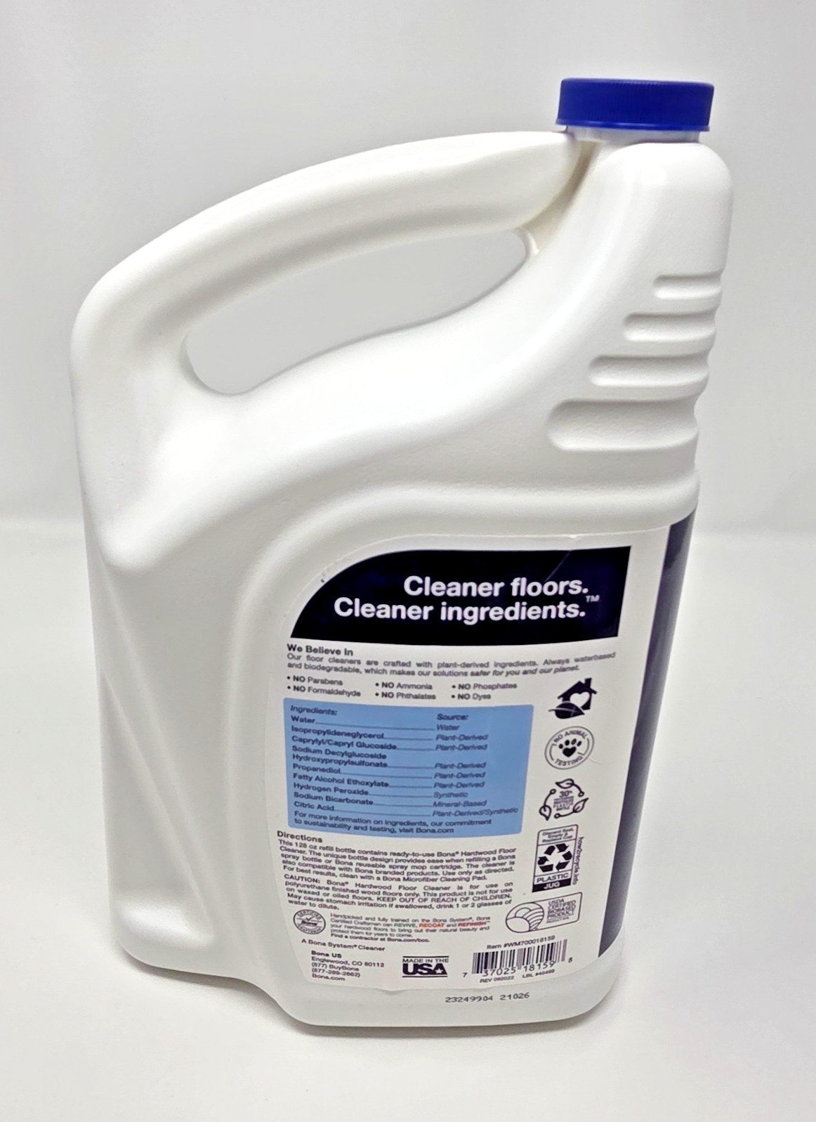 Bona Hardwood Floor Cleaner Ready To Use Refill 128oz 1 Gallon New Sealed
