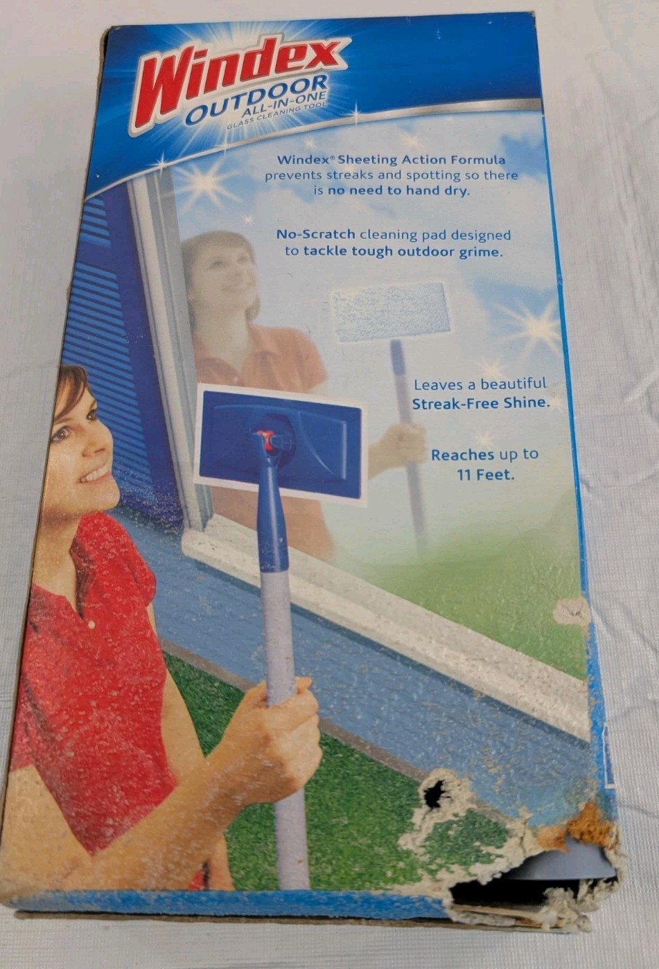Windex Outdoor All-In-One Outdoor Glass & Window Cleaning Tool Starter Kit READ