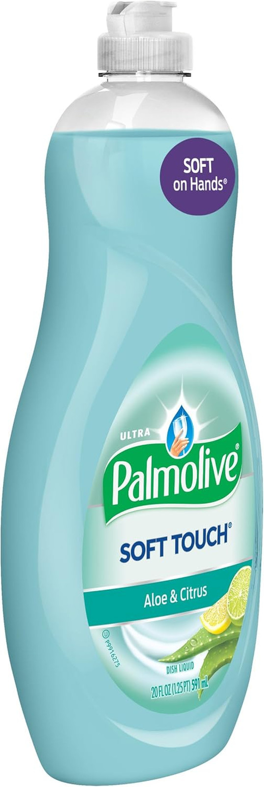 Ultra Soft Touch Dish Soap, Aloe and Citrus – 20 Fluid Ounce (9 Pack) (Packaging