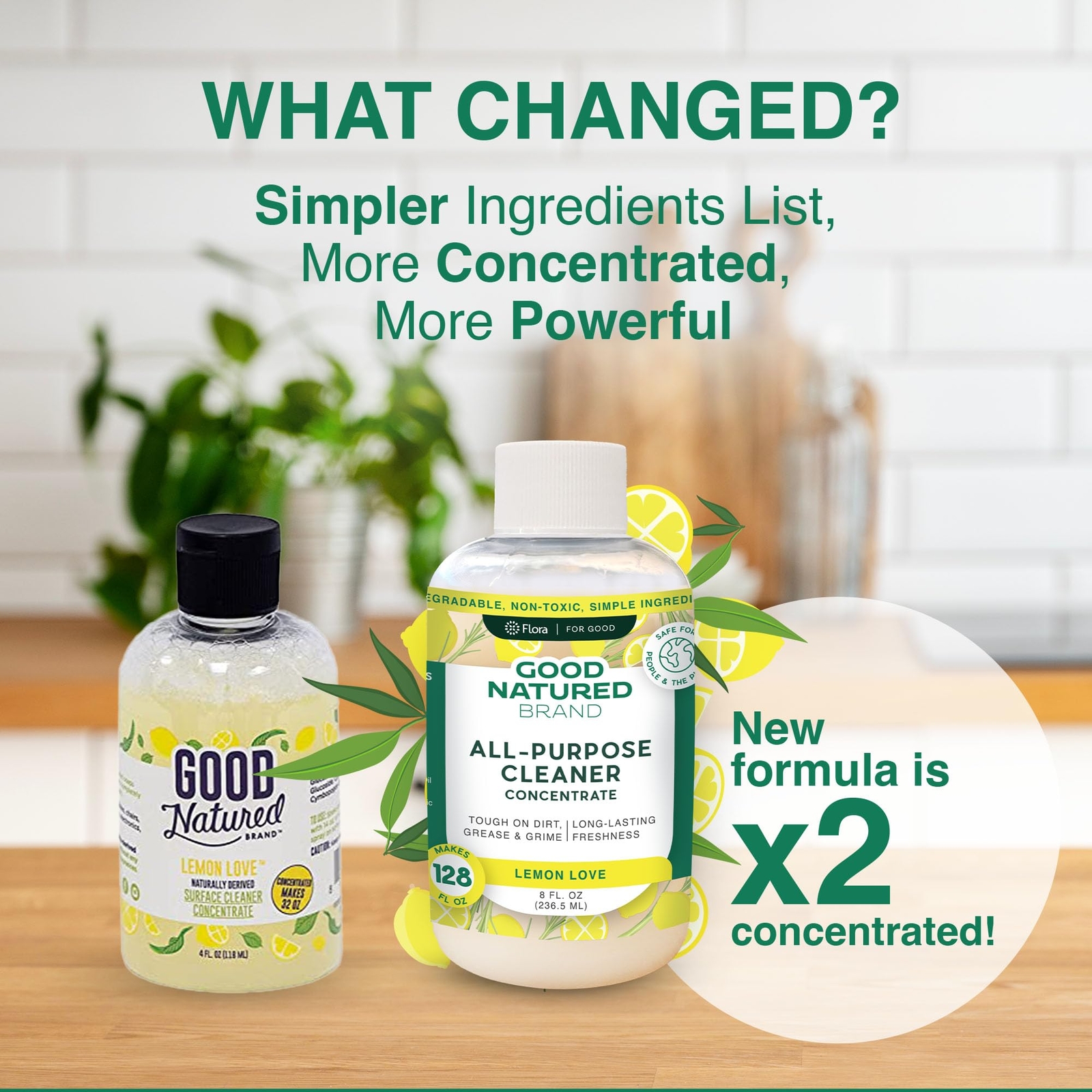 Allpurpose Cleaner Concentrate | Biodegradable Multisurface Cleaner | Natural Le