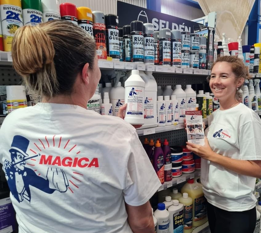 Magica Rust Remover Gel 32oz No Scrub Stain Cleaner for Various Surfaces