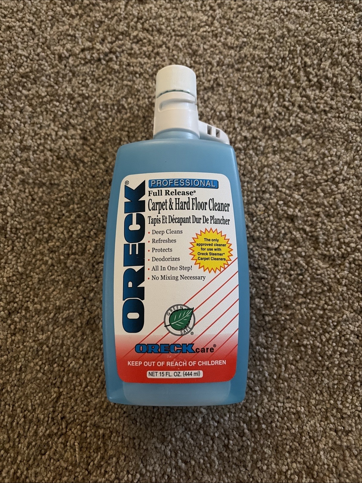 Oreck Professional Full Release Carpet & Hard Floor Cleaner 15oz NEW
