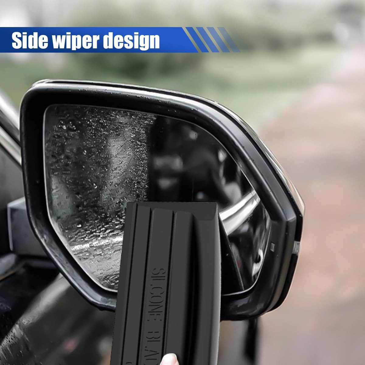 YoRise Car Window Squeegee, 10 Inch Soft Silicone Auto Windshield Water Blade…