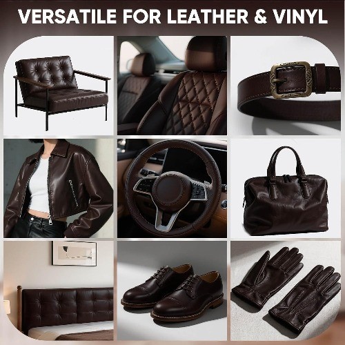 Leather Recoloring Balm, 10OZ Leather Repair Kit Size: 10 OZColor: Dark Brown