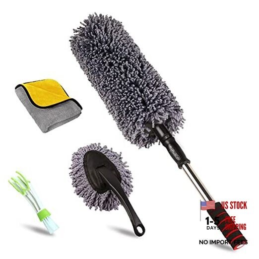 Ultimate Car Duster Kit，Best Microfiber Multipurpose Duster,Interior Large
