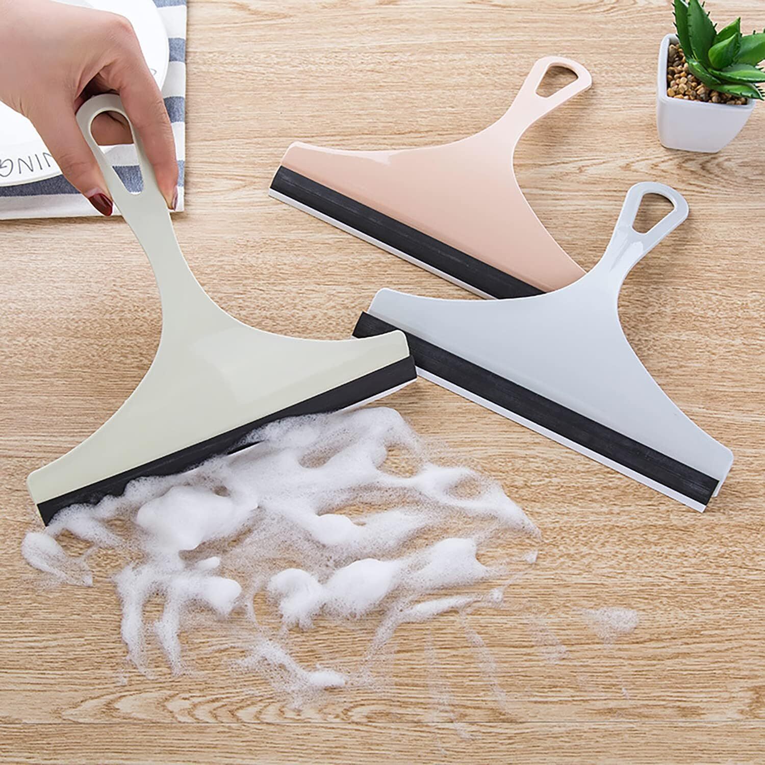 3X Glass Window Wiper Cleaner Squeegee Shower Screen Mirror Home Car Blade Brush