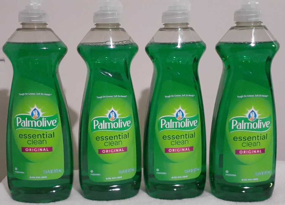 Palmolive Original Essential Clean 12.6 oz Lot Set of 4 Ultra Dish Liquid
