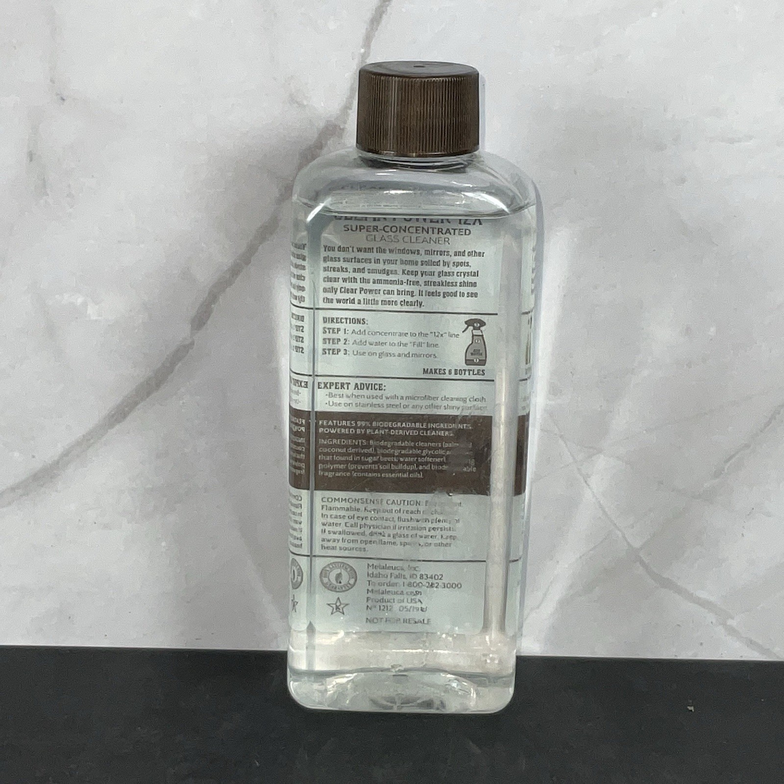 Ecosence Melalaleuca Clear Power 12X Super Concentrated Glass Cleaner 8oz.