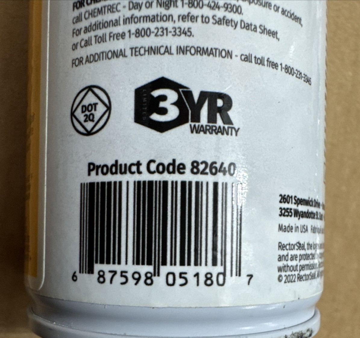 RECTORSEAL 82640 Coil Cleaner, Non- Acid Deep Cleaning Foam, Easy Application