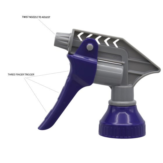 (2 pack) Bottle Crew Wide Mouth Master Blaster Plastic Spray Bottle, 32 oz, Sing