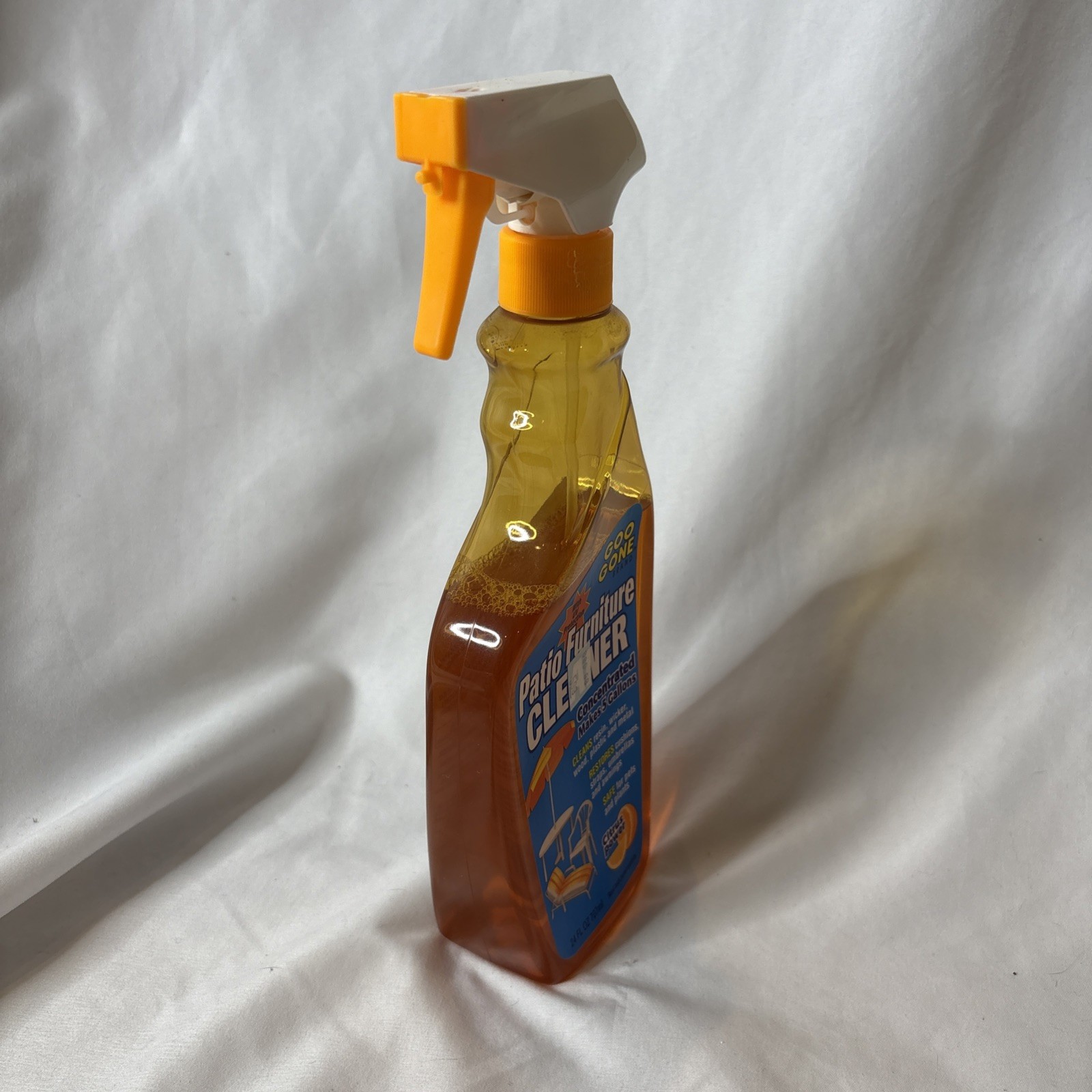 Goo Gone Patio Furniture Cleaner Concentrated Formula 24 oz Outdoor Citrus Used