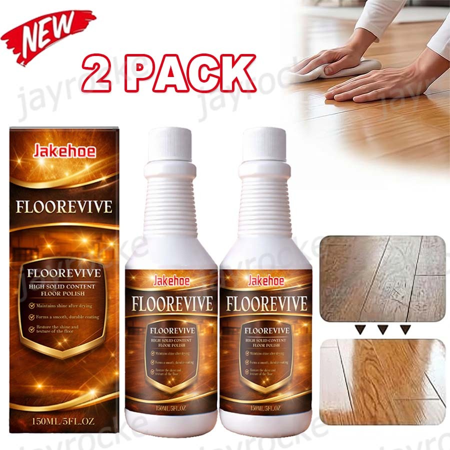 2PACK Floorevive Floor Restorer Wood Cleaner High Solid Content Polish 150ml HOT