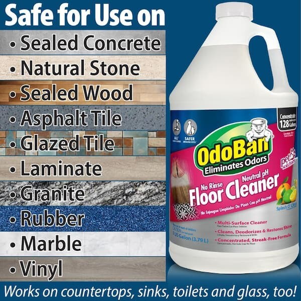 1 Gal. No-Rinse pH Neutral Floor Cleaner (2-Pack) NEW