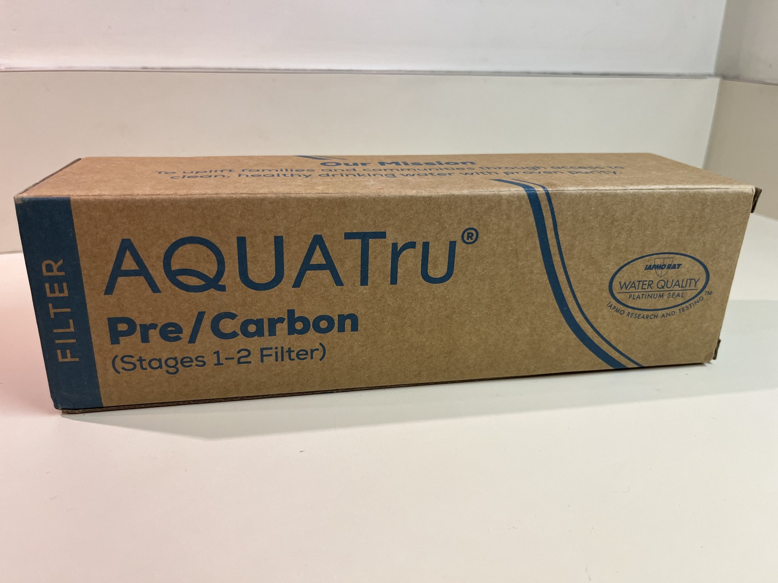 Open Box – AQUATru Pre/Carbon Stages 1-2 Water Filter AT2001 for Reverse Osmosis