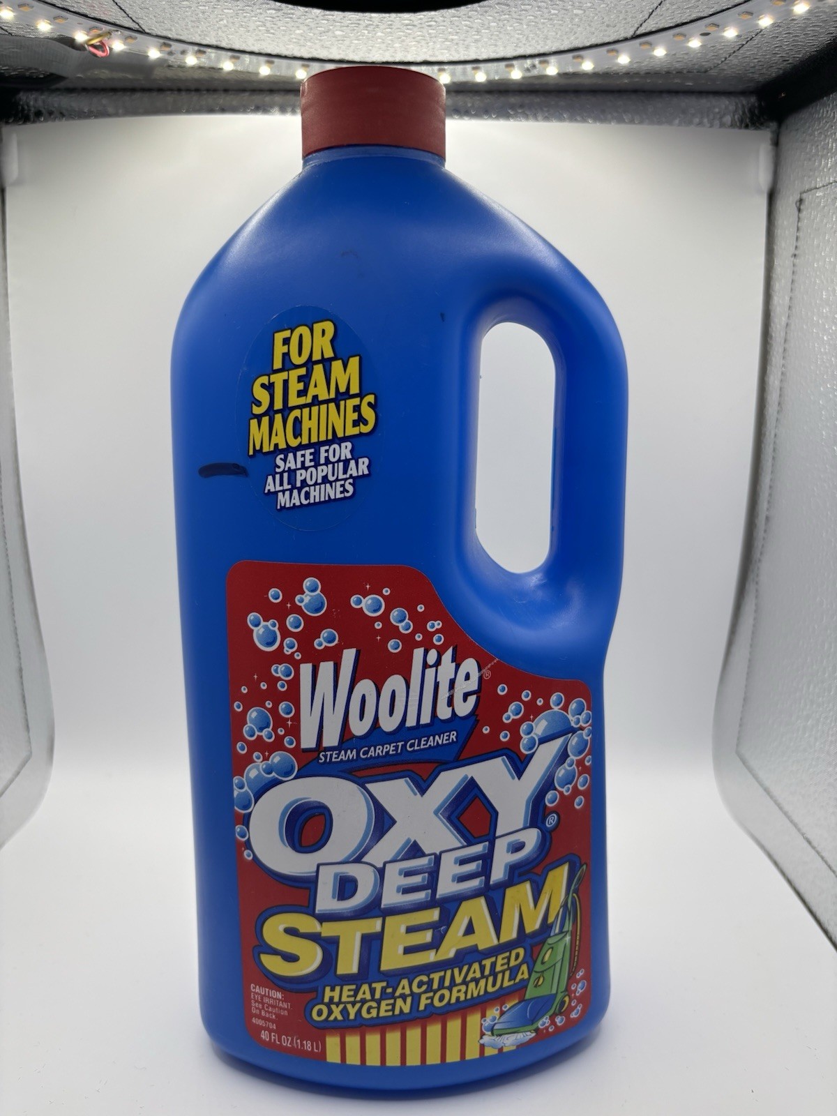 Woolite Oxy Deep Steam Carpet Cleaner 40oz 2005 Opened 80% (Marked By Line)
