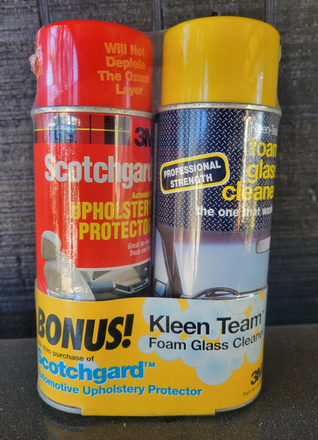Scotchguard Upholstery Protector Kleen Team Glass Cleaner Combo Pack 3m 3572B
