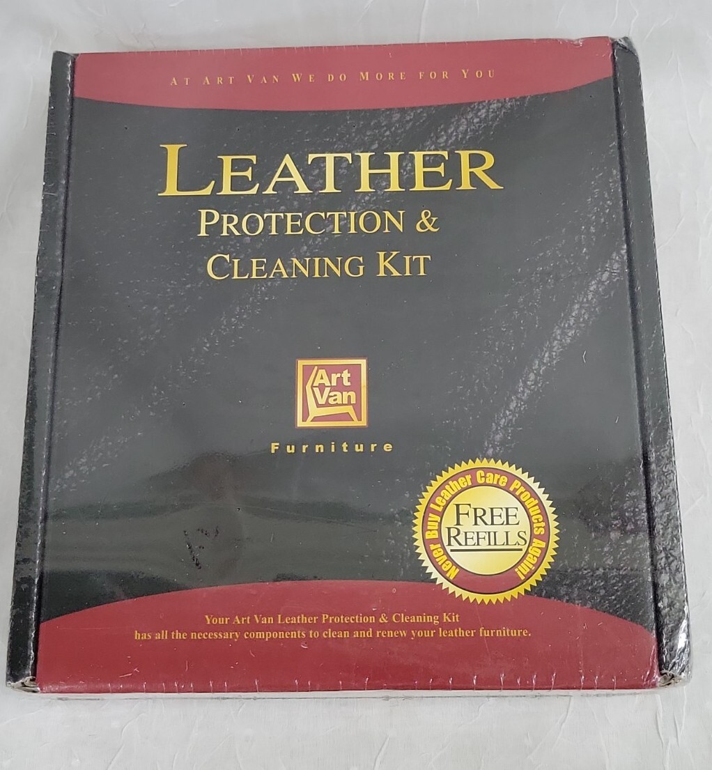 Art Van Leather Protection & Cleaning Kit Liquid Furniture NEW Factory Sealed