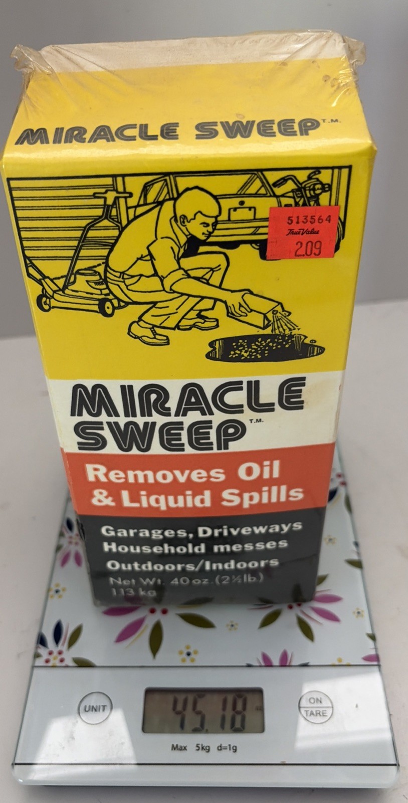 Vintage Miracle Sweep Multipurpose Indoor And Outdoor Cleaner NEW