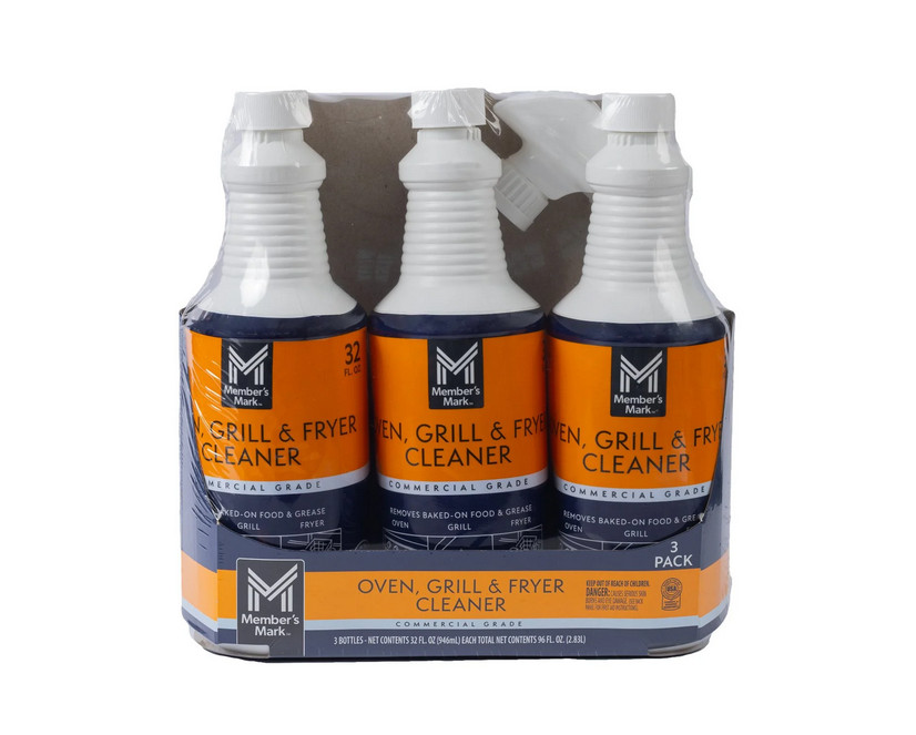 3 Pack Member’s Mark Oven Grill Fryer Cleaner 32oz Heavy Duty