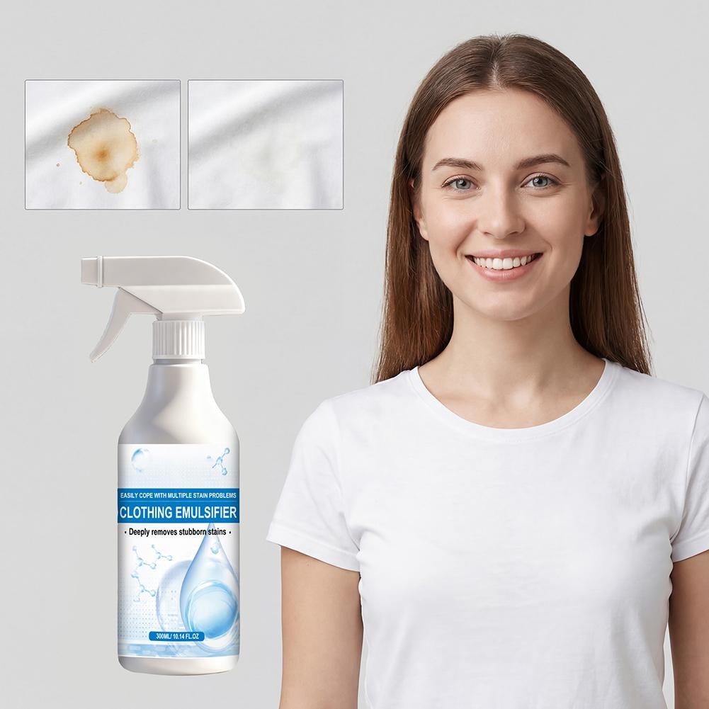 Clothing Emulsifier, Fly Cloth Cleanse Clothing Emulsifier StainRemover Spray
