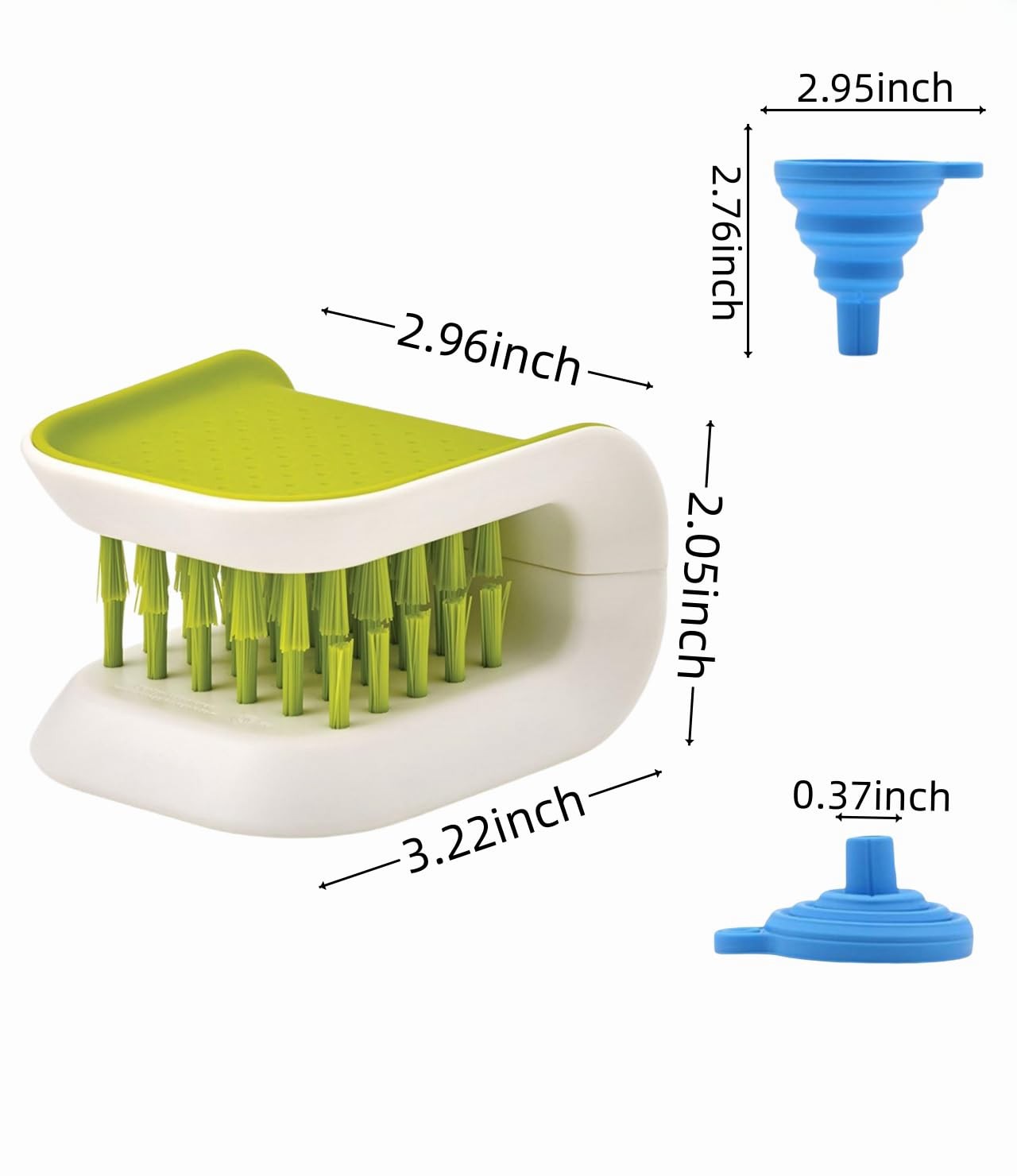 Blade Brush Knife & Cutlery Cleaner Brush Kitchen Washing Knife Brush,4 pcs