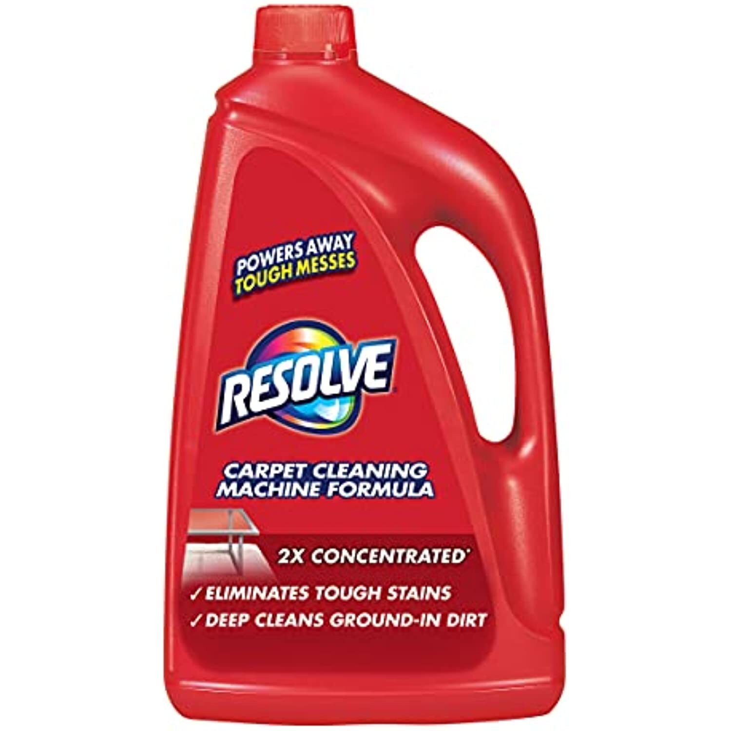 Resolve Steam Carpet Cleaner Solution Shampoo, 3.75 Lb Bottle, 2X Concentrate,