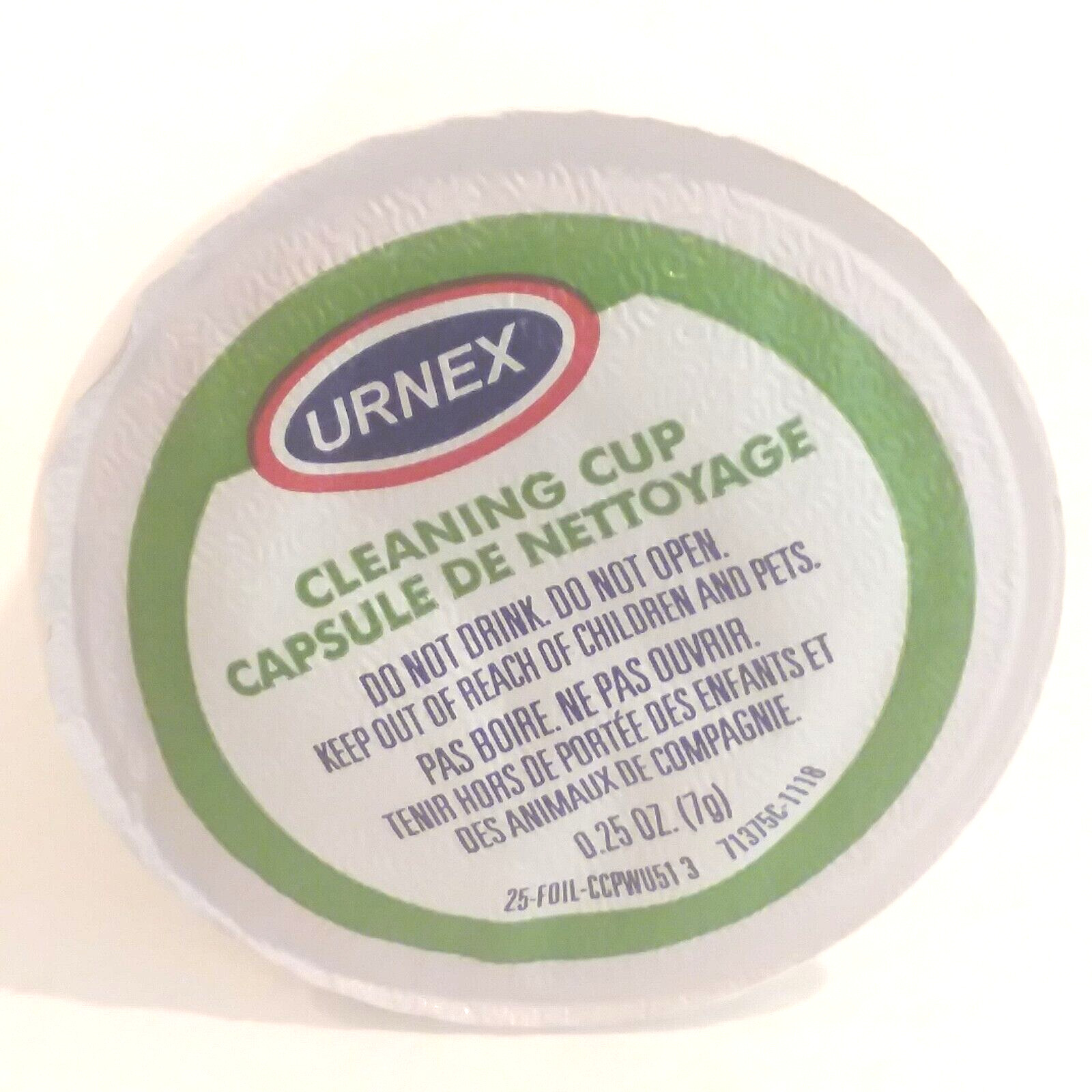 Urnex K-Cup Single Use Cleaning & Descaling Kit Compatible w Keurig K-Cup Brewer