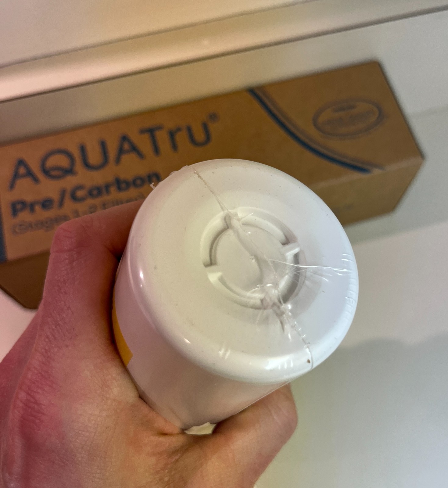 Open Box – AQUATru Pre/Carbon Stages 1-2 Water Filter AT2001 for Reverse Osmosis