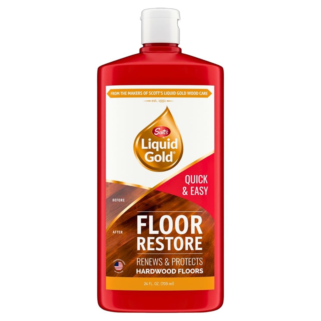 Wood Floor Restore Liquid – Revive & Protect Hardwood, Easy Application, 32oz