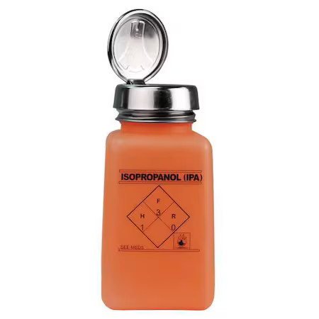 Menda 35272 Bottle, One-Touch Pump, 6 Oz, Orange